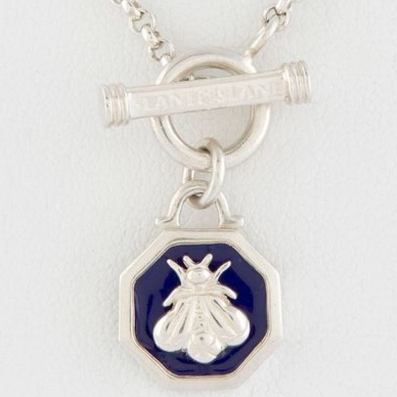 SLANE Jewelry - SLANE ~ BEE ~Enamel & Sterling Silver Necklace HTF